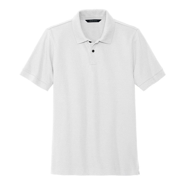 Mercer+Mettle Polos XS / White Mercer+Mettle - Men's Stretch Heavyweight Pique Polo