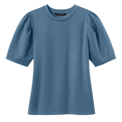 Mercer+Mettle Specialty Knits XS / Harbor Blue Mercer+Mettle - Women’s Short Sleeve Lite Spacer Top