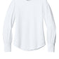 Mercer+Mettle Specialty Knits XS / White Mercer+Mettle - Women's Stretch Jersey Long Sleeve Blouson Top