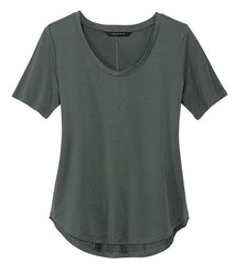 Mercer+Mettle T-Shirts XS / Anchor Grey Mercer+Mettle - Women's Stretch Jersey Relaxed Scoop