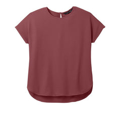 Mercer+Mettle Woven Shirts 2XL / Rosewood Mercer+Mettle - Women's Stretch Crepe Crew