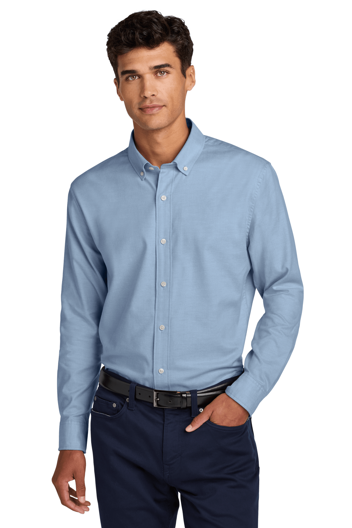 Mercer+Mettle Woven Shirts Mercer+Mettle - Men's Long Sleeve Modern Oxford Shirt
