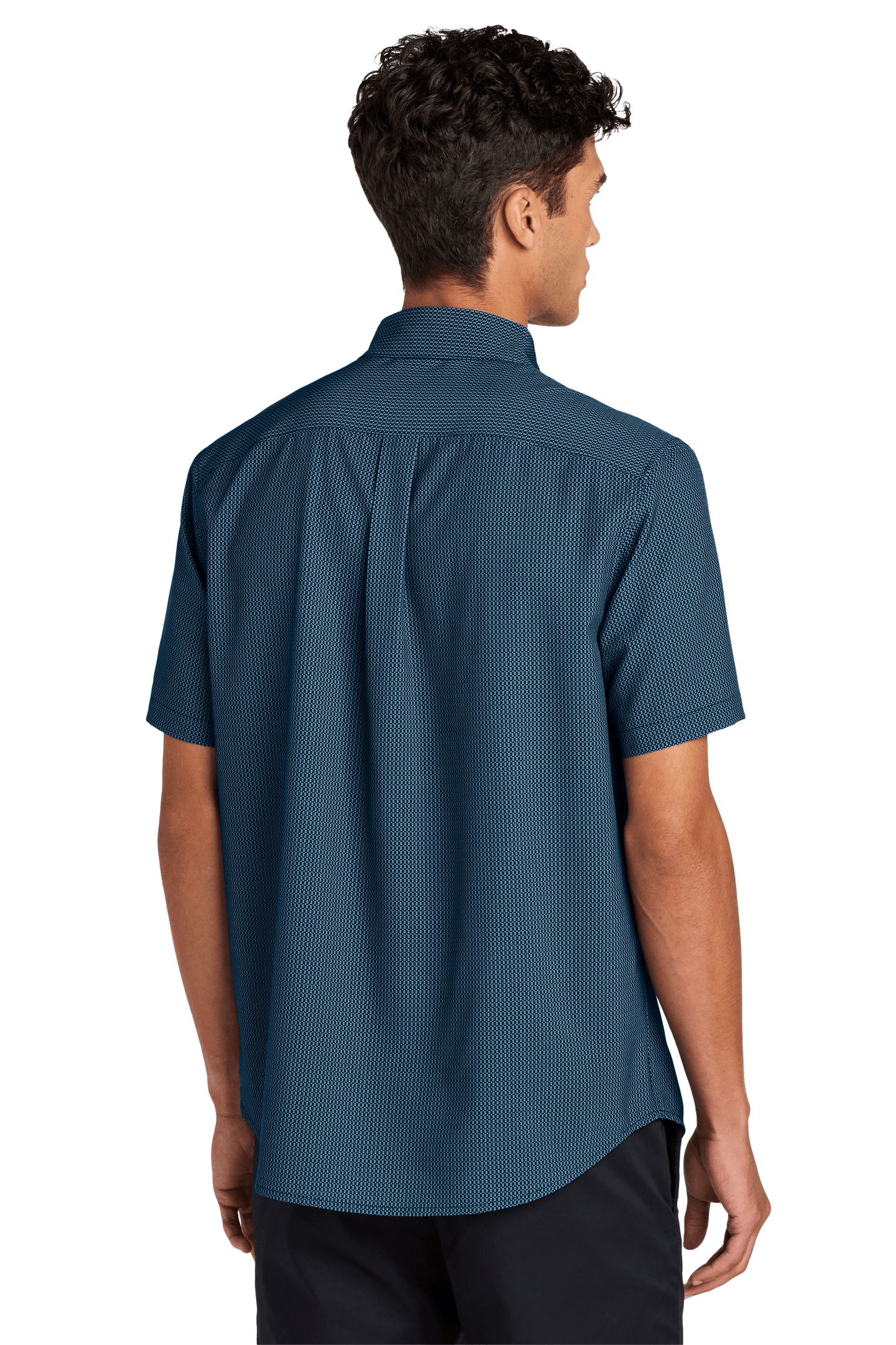 Mercer+Mettle Woven Shirts Mercer+Mettle - Men's Short Sleeve Patterned UV Capital Tech Shirt