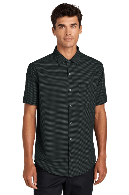 Mercer+Mettle Woven Shirts Mercer+Mettle - Men's Short Sleeve Patterned UV Capital Tech Shirt