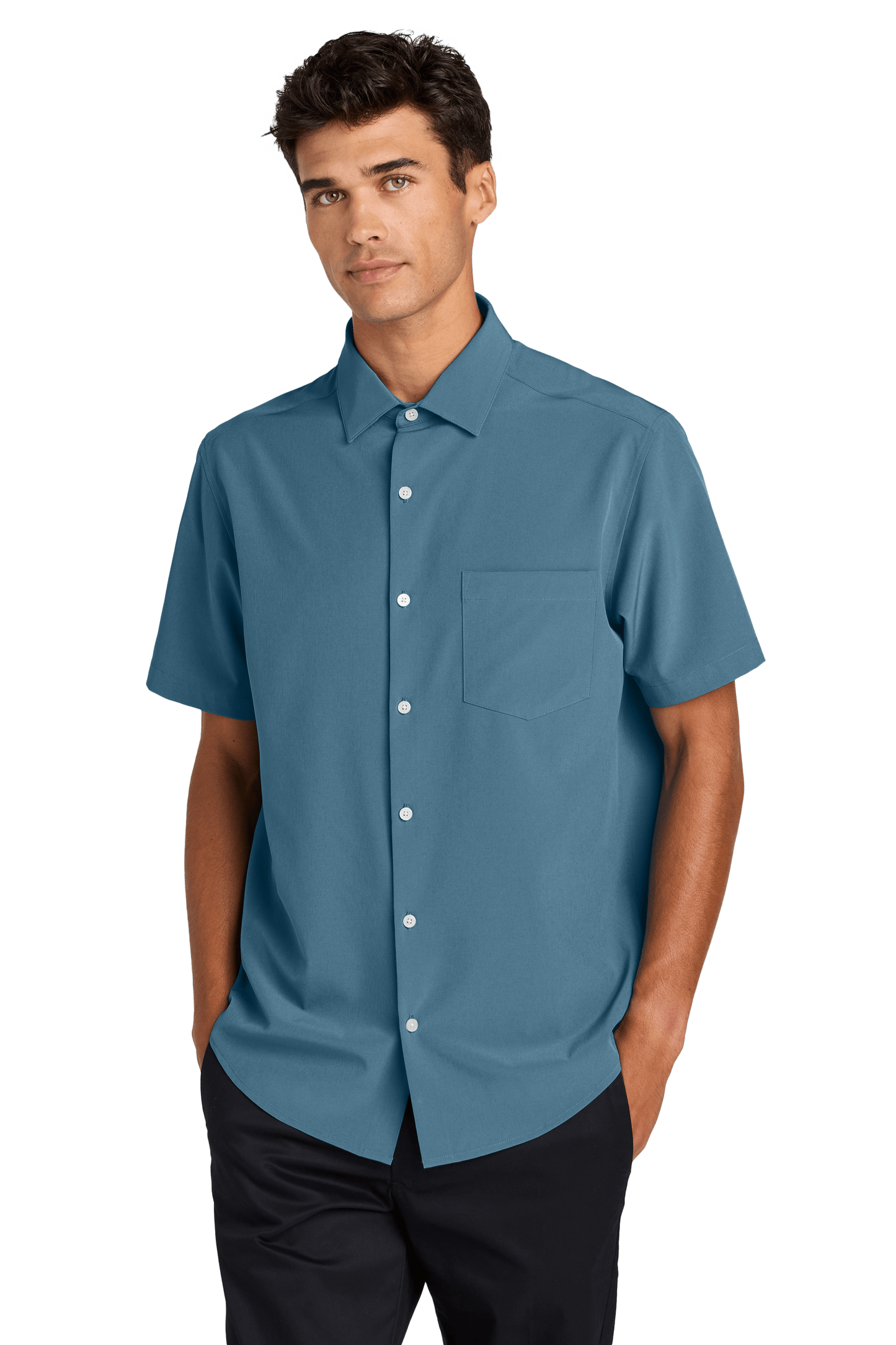 Mercer+Mettle Woven Shirts Mercer+Mettle - Men's Short Sleeve UV Capital Tech Shirt