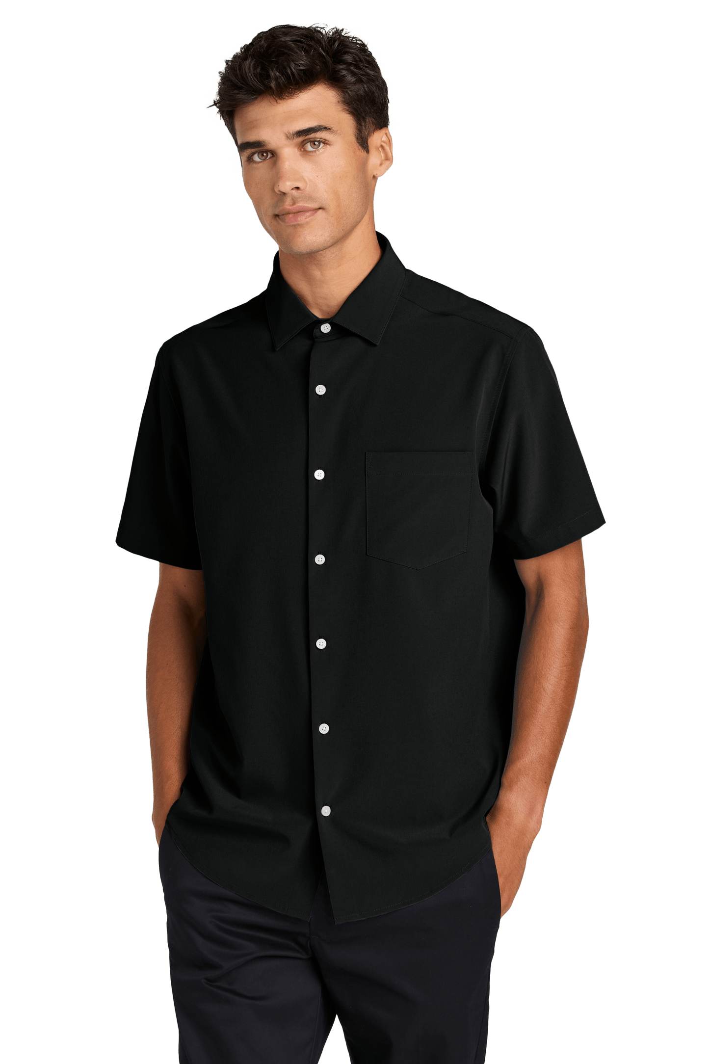 Mercer+Mettle Woven Shirts Mercer+Mettle - Men's Short Sleeve UV Capital Tech Shirt