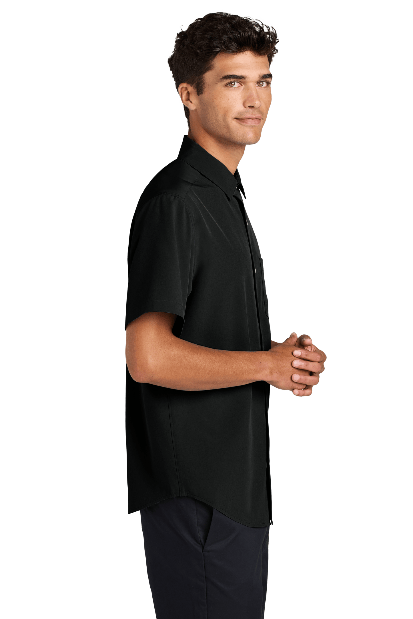 Mercer+Mettle Woven Shirts Mercer+Mettle - Men's Short Sleeve UV Capital Tech Shirt