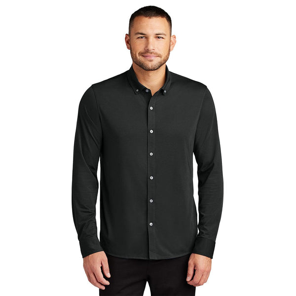 Mercer+Mettle Woven Shirts Mercer+Mettle - Men's Stretch Jersey Long Sleeve Shirt