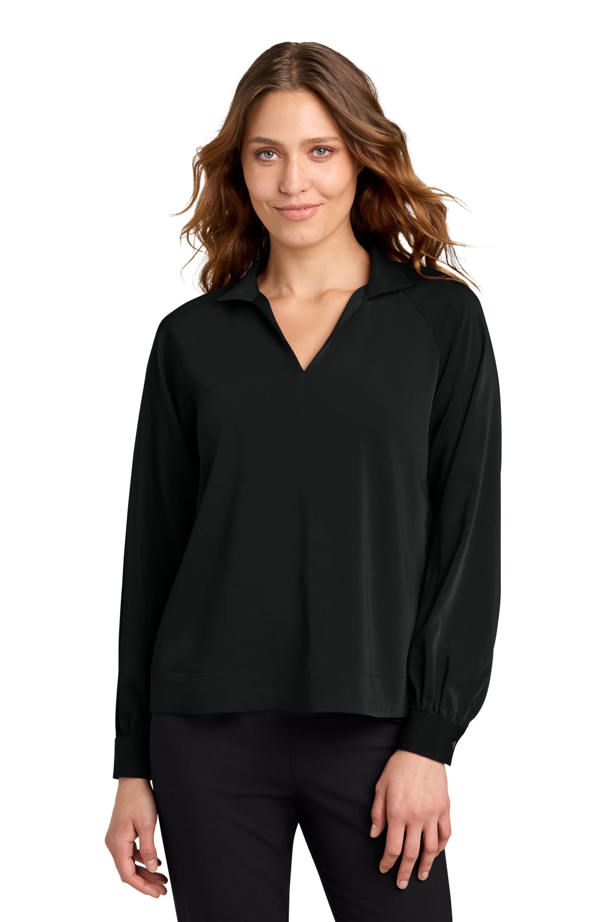 Mercer+Mettle - Women’s Long Sleeve Buttery Soft Popover Blouse
