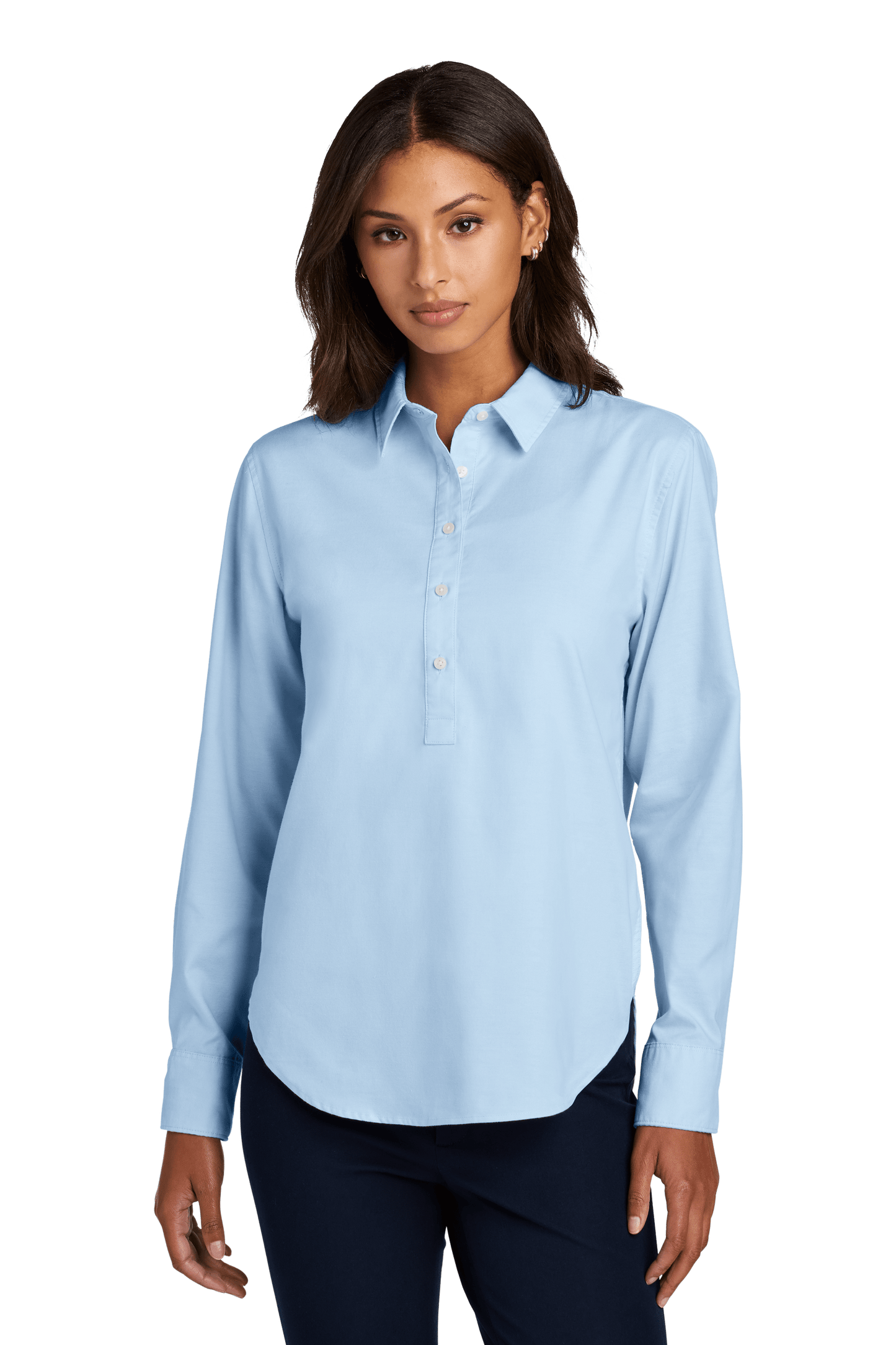Mercer+Mettle Woven Shirts Mercer+Mettle - Women's Long Sleeve Modern Oxford Shirt