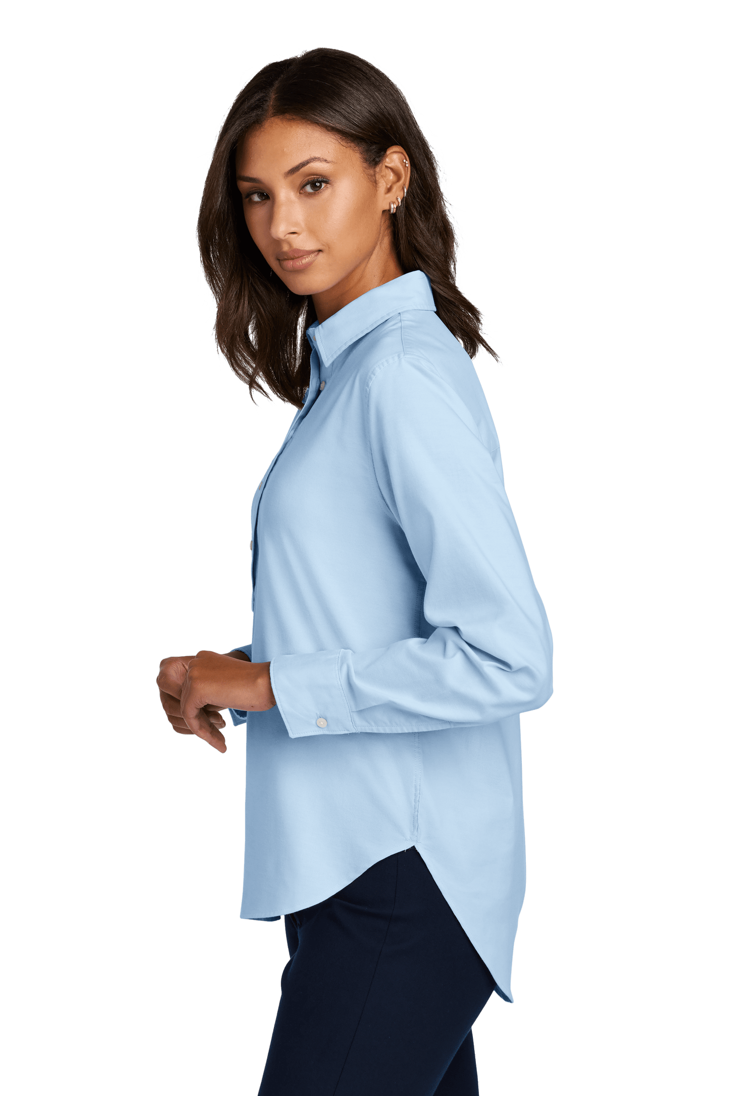 Mercer+Mettle Woven Shirts Mercer+Mettle - Women's Long Sleeve Modern Oxford Shirt