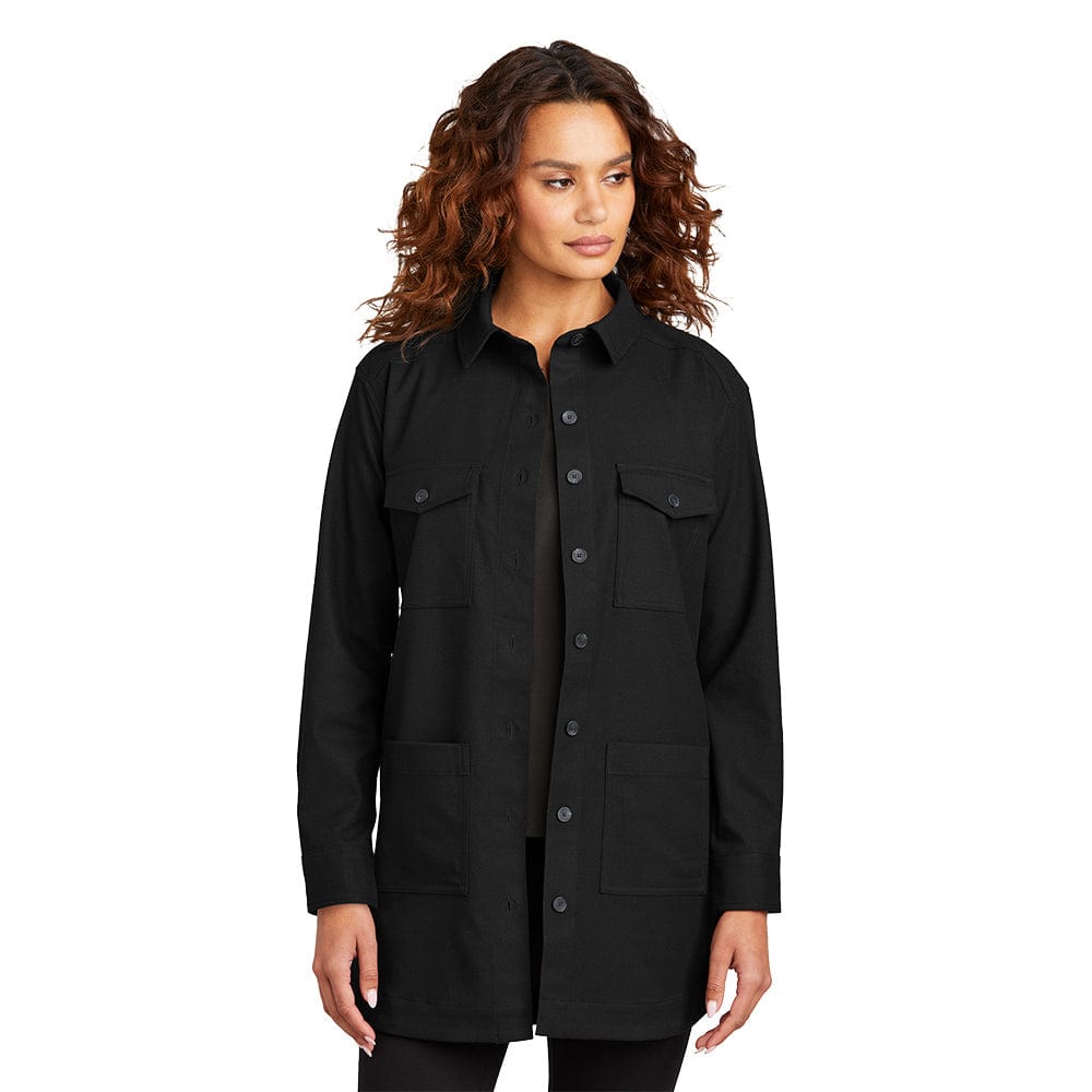 Mercer+Mettle Woven Shirts Mercer+Mettle - Women's Long Sleeve Twill Overshirt