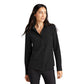 Mercer+Mettle Woven Shirts Mercer+Mettle - Women's Stretch Crepe Long Sleeve Blouse