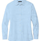 Mercer+Mettle Woven Shirts XS / Air Blue End on End Mercer+Mettle - Women's Long Sleeve Stretch Woven Shirt