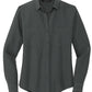 Mercer+Mettle Woven Shirts XS / Anchor Grey Mercer+Mettle - Women's Stretch Crepe Long Sleeve Blouse