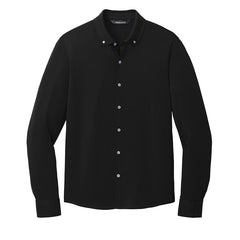 Mercer+Mettle Woven Shirts XS / Deep Black Mercer+Mettle - Men's Stretch Jersey Long Sleeve Shirt