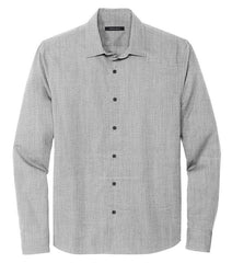 Mercer+Mettle Woven Shirts XS / Gusty Grey End on End Mercer+Mettle - Men's Long Sleeve Stretch Woven Shirt