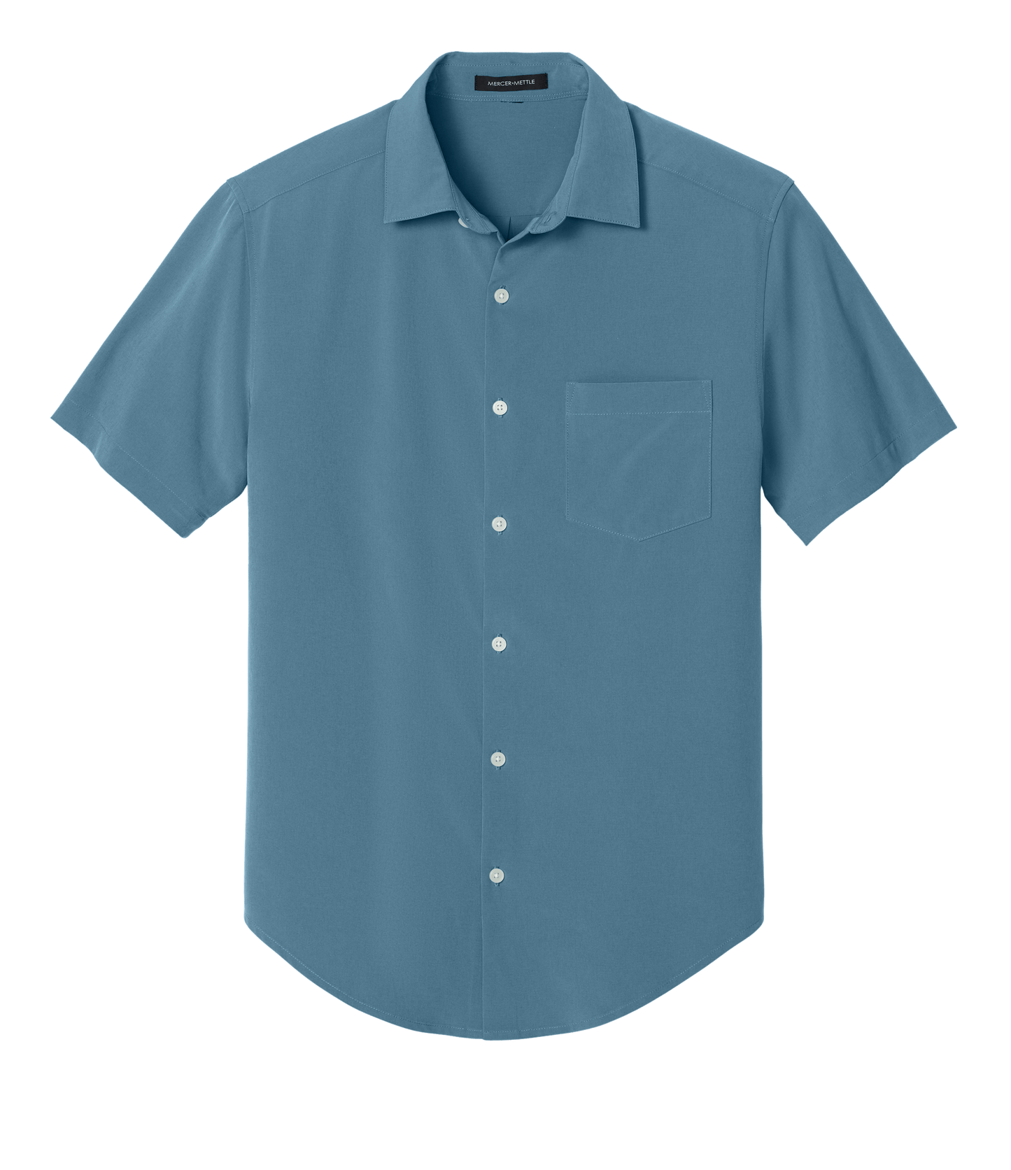 Mercer+Mettle Woven Shirts XS / Harbor Blue Mercer+Mettle - Men's Short Sleeve UV Capital Tech Shirt