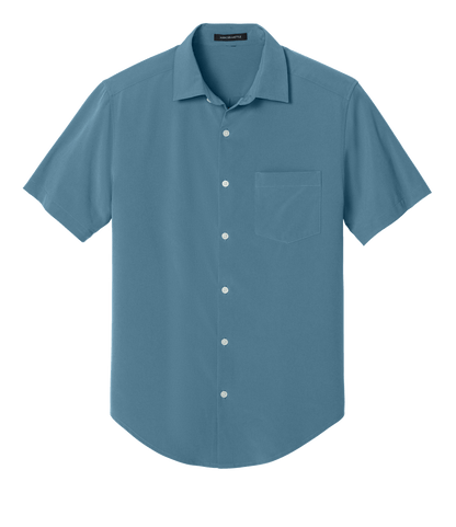 Mercer+Mettle Woven Shirts XS / Harbor Blue Mercer+Mettle - Men's Short Sleeve UV Capital Tech Shirt