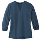 Mercer+Mettle Woven Shirts XS / Insignia Blue Mercer+Mettle - Women's Stretch Crepe 3/4-Sleeve Blouse