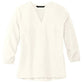 Mercer+Mettle Woven Shirts XS / Ivory Chiffon Mercer+Mettle - Women's Stretch Crepe 3/4-Sleeve Blouse