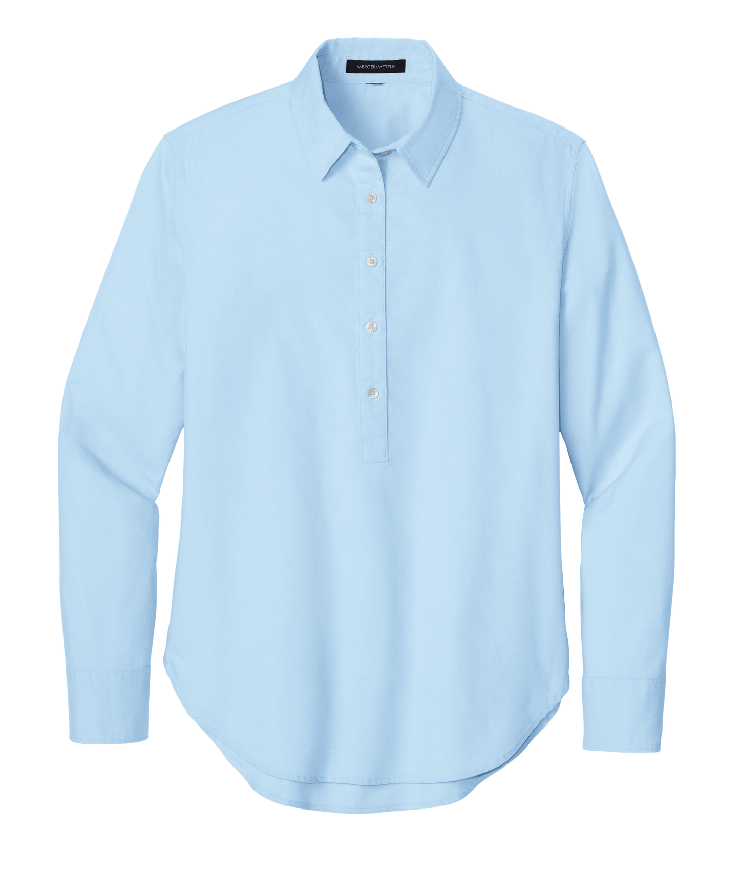 Mercer+Mettle Woven Shirts XS / Light Blue Mercer+Mettle - Women's Long Sleeve Modern Oxford Shirt