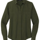 Mercer+Mettle Woven Shirts XS / Townsend Green Mercer+Mettle - Women's Stretch Crepe Long Sleeve Blouse