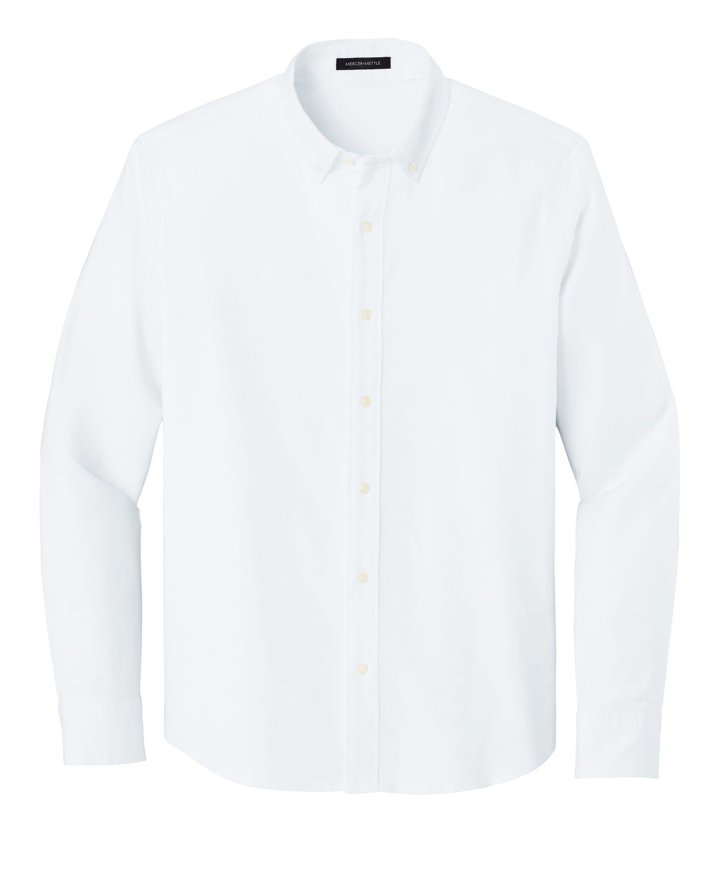 Mercer+Mettle Woven Shirts XS / White Mercer+Mettle - Men's Long Sleeve Modern Oxford Shirt