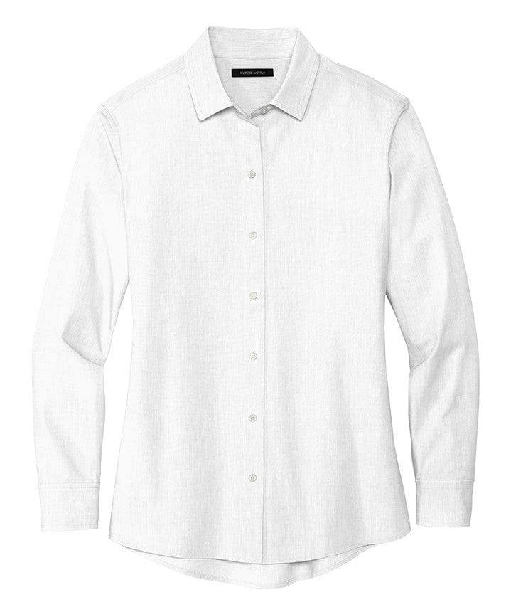 Mercer+Mettle Woven Shirts XS / White Mercer+Mettle - Women's Long Sleeve Stretch Woven Shirt