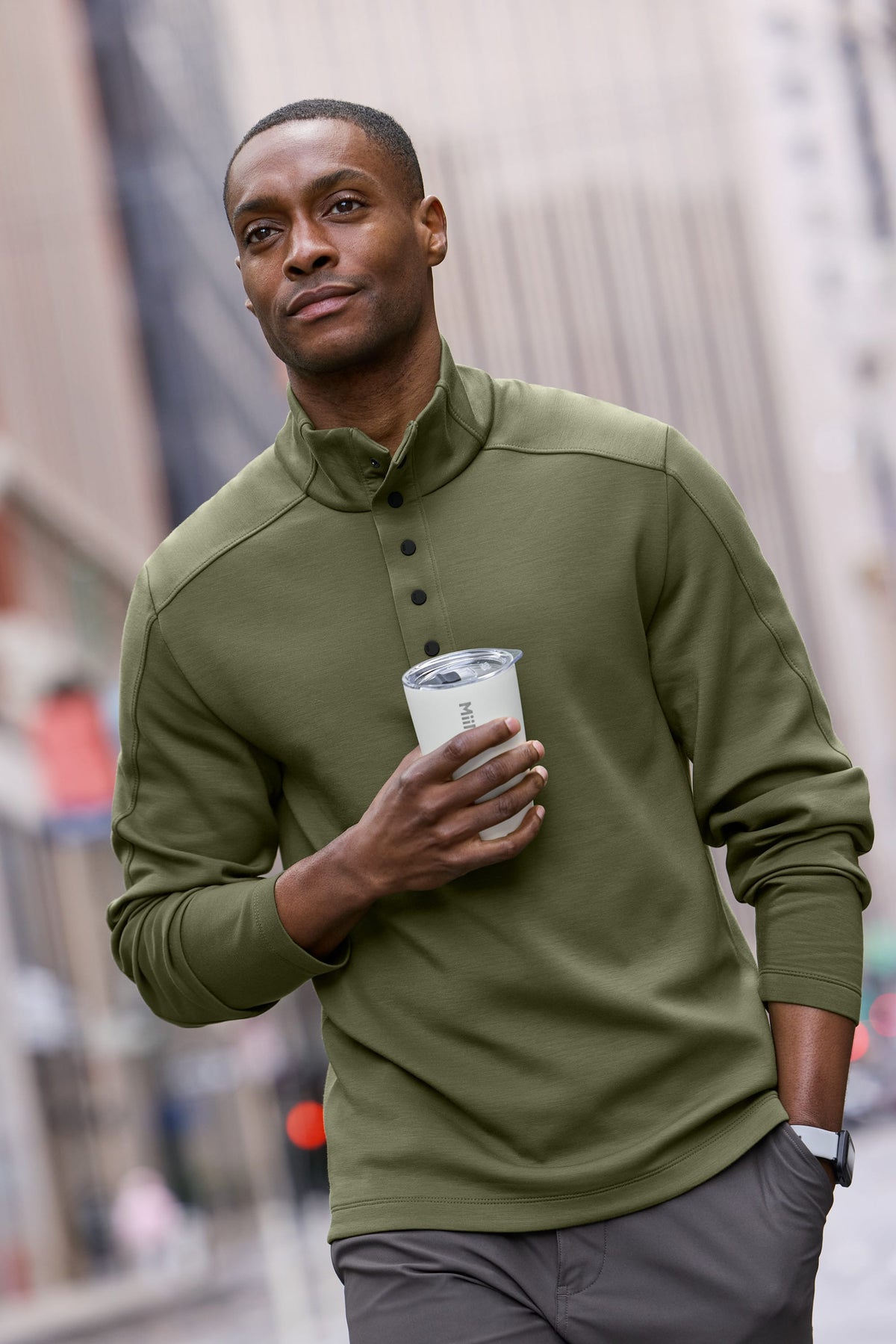MiiR Layering MiiR - Men's Kumo 1/4-Snap Pullover