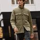 MiiR Outerwear MiiR - Men's Sashiko Stretch Puffy Shacket