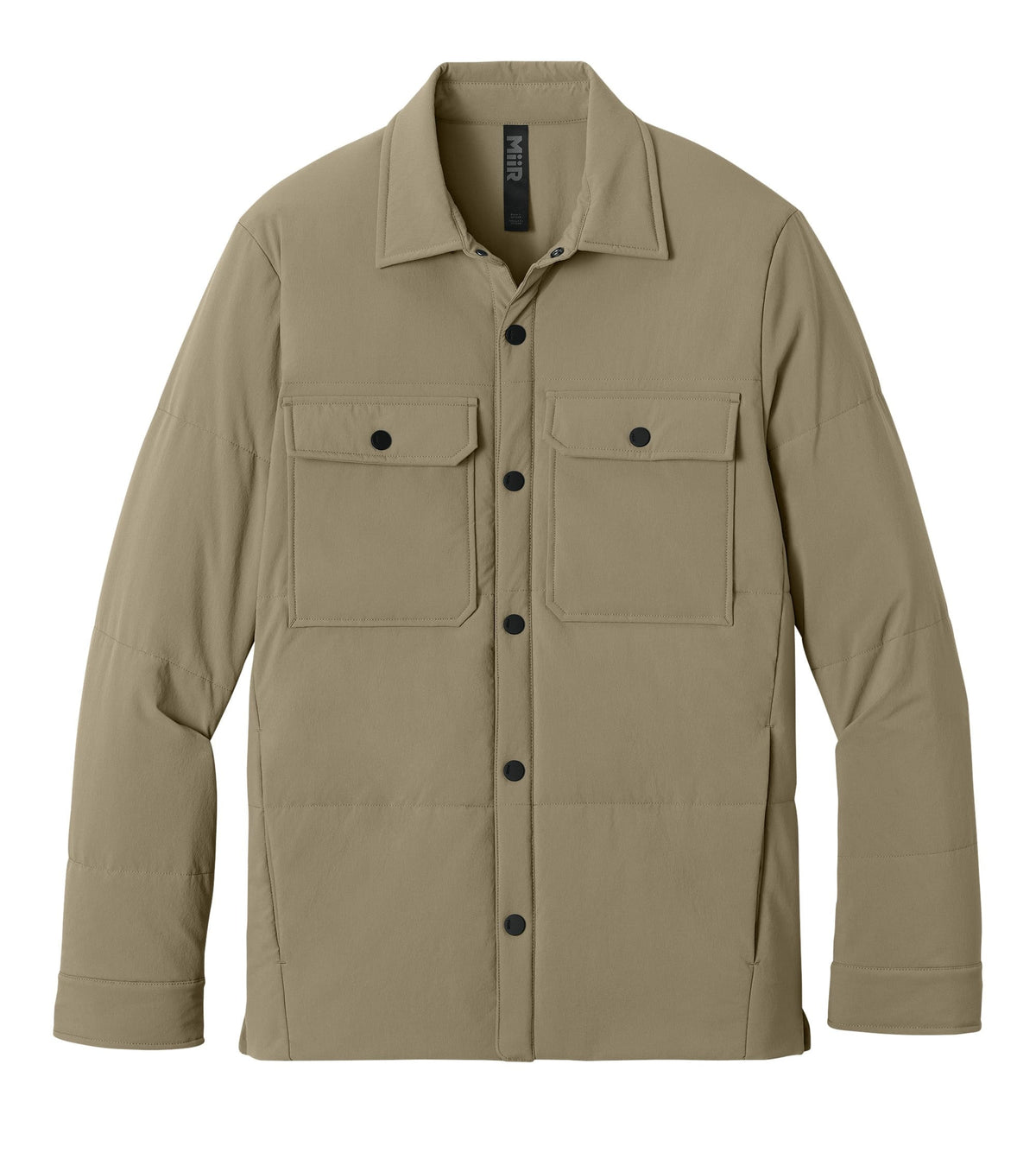 MiiR Outerwear XS / Truffle MiiR - Men's Sashiko Stretch Puffy Shacket