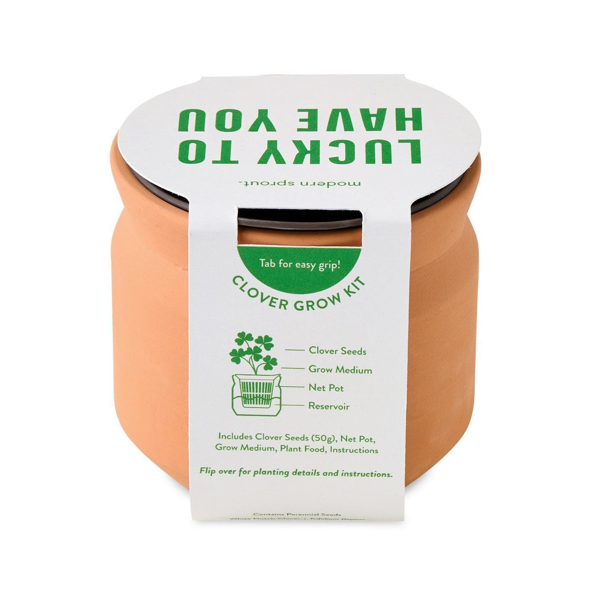 Modern Sprout Outdoor & Leisure One Size / Terracotta Modern Sprout - Tiny Terracotta Lucky to Have You