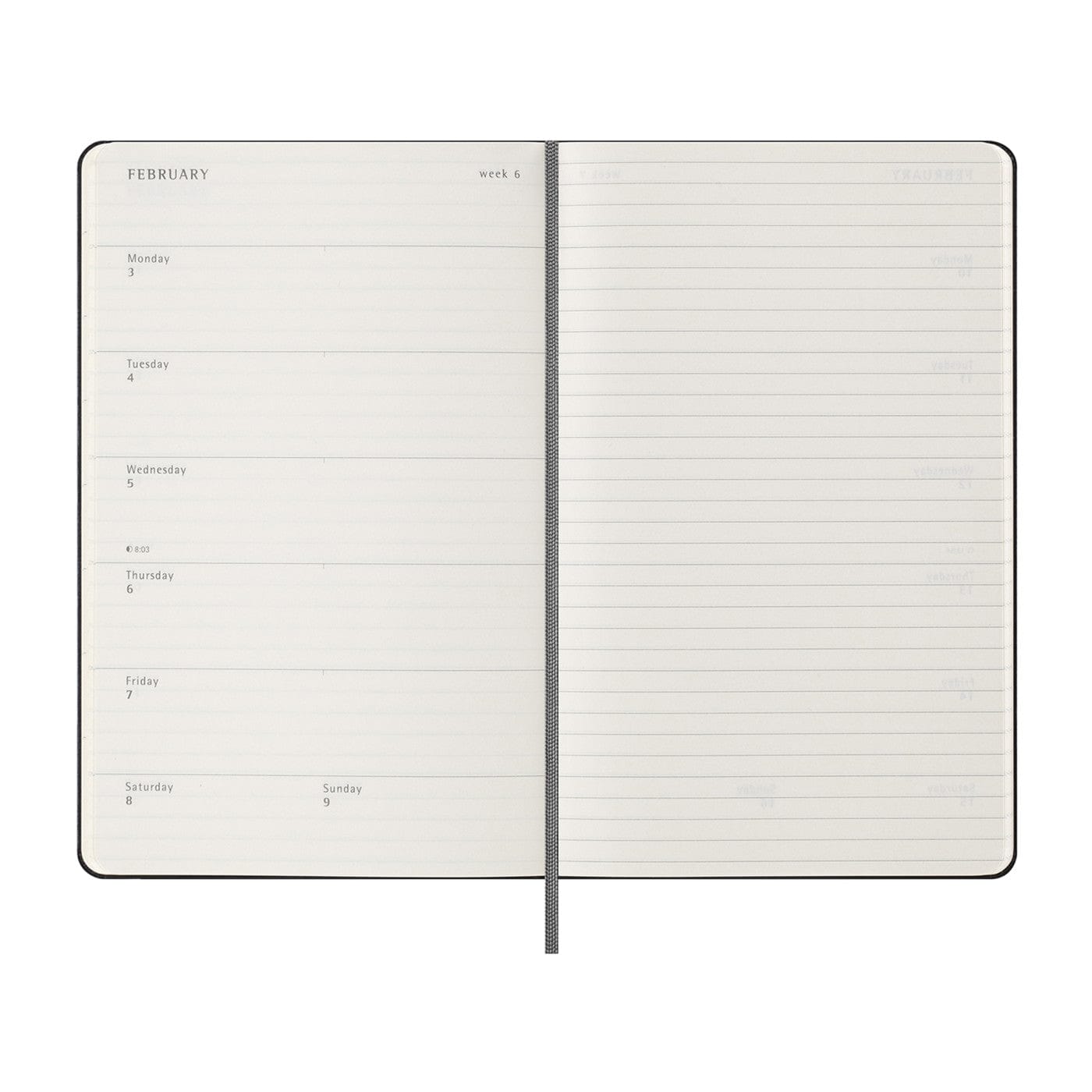 Moleskine Accessories One Size / Black Moleskine - Hard Cover Large 12-Month Weekly 2026 Planner and GO Pen Gift Set