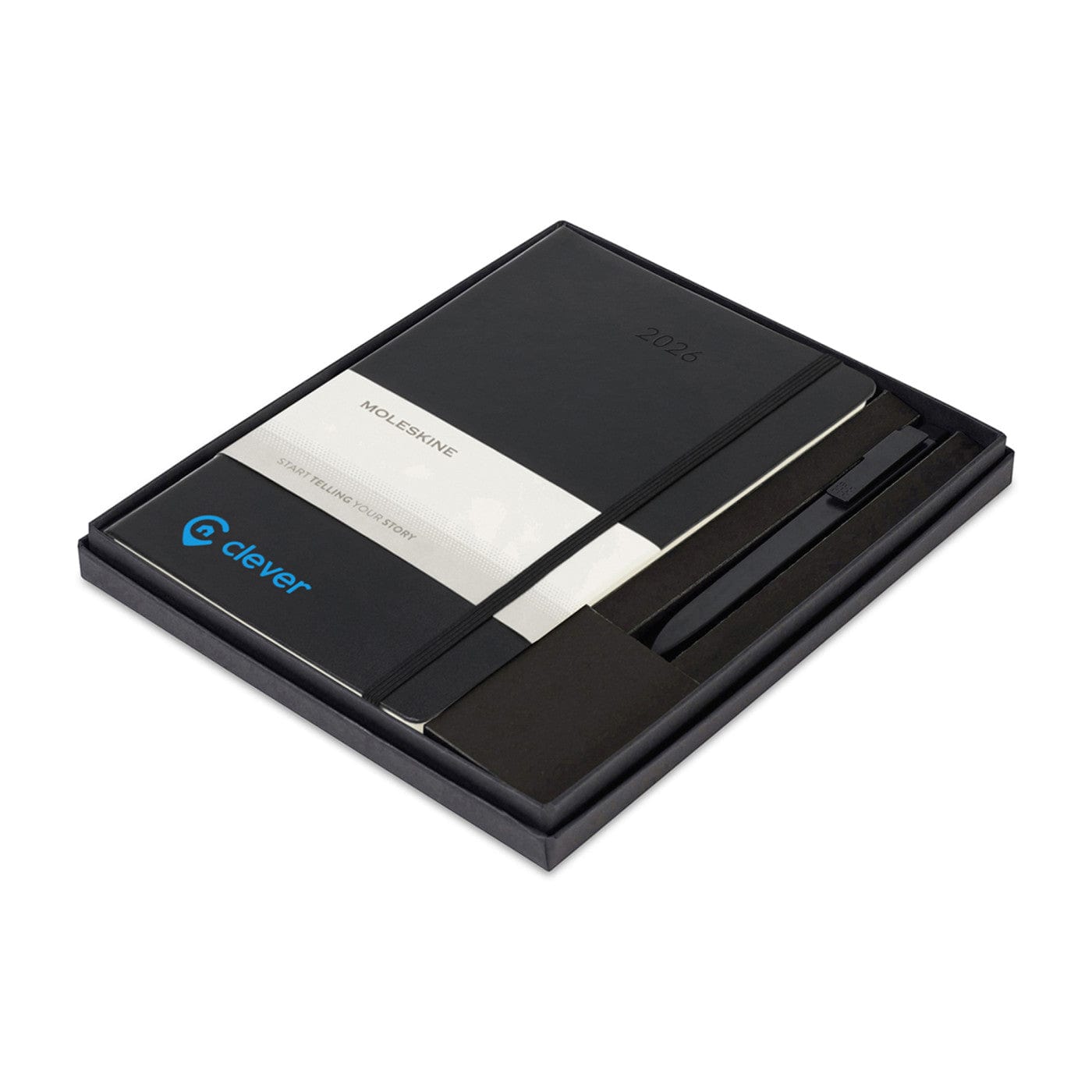 Moleskine Accessories One Size / Black Moleskine - Hard Cover Large 12-Month Weekly 2026 Planner and GO Pen Gift Set