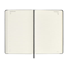 Moleskine Accessories One Size / Black Moleskine - Hard Cover Large 18-Month Daily 2024-2025 Planner