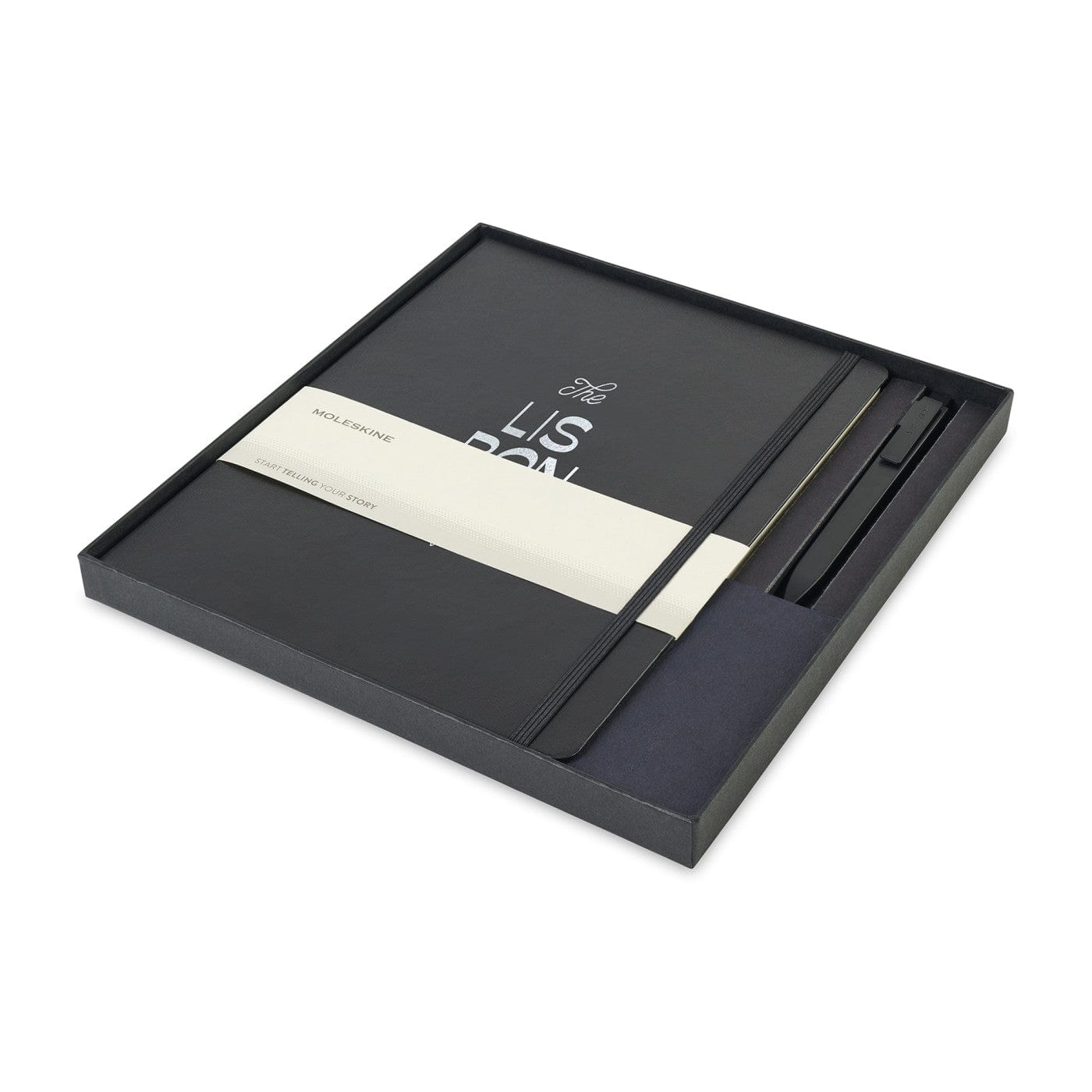 Moleskine Accessories One Size / Black Moleskine - Hard Cover X-Large Notebook and GO Pen Gift Set