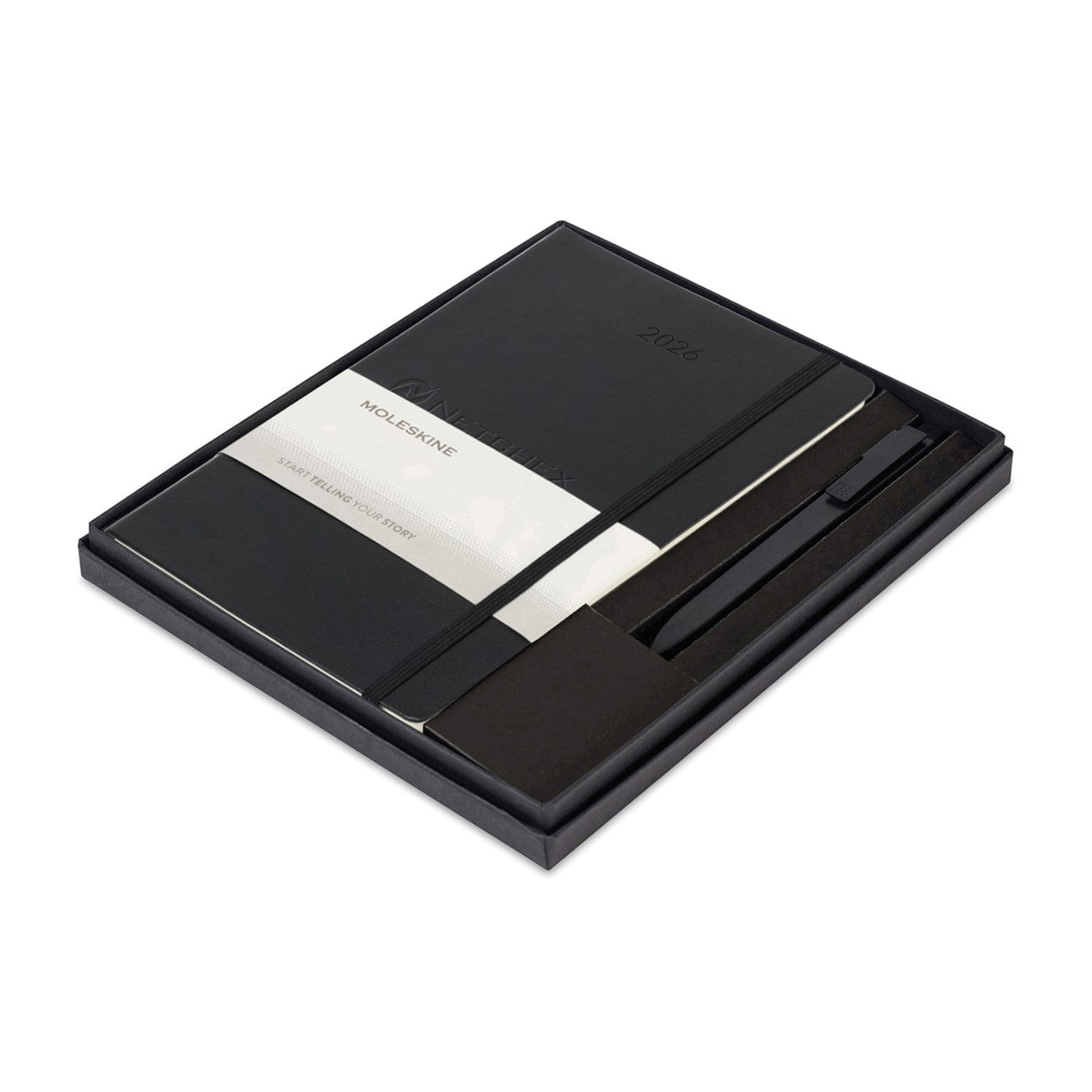 Moleskine Accessories One Size / Black Moleskine - Soft Cover Large 12-Month Weekly 2026 Planner and GO Pen Gift Set