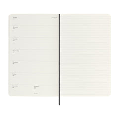 Moleskine Accessories One Size / Black Moleskine - Soft Cover Large 18-Month Weekly 2024-2025 Planner