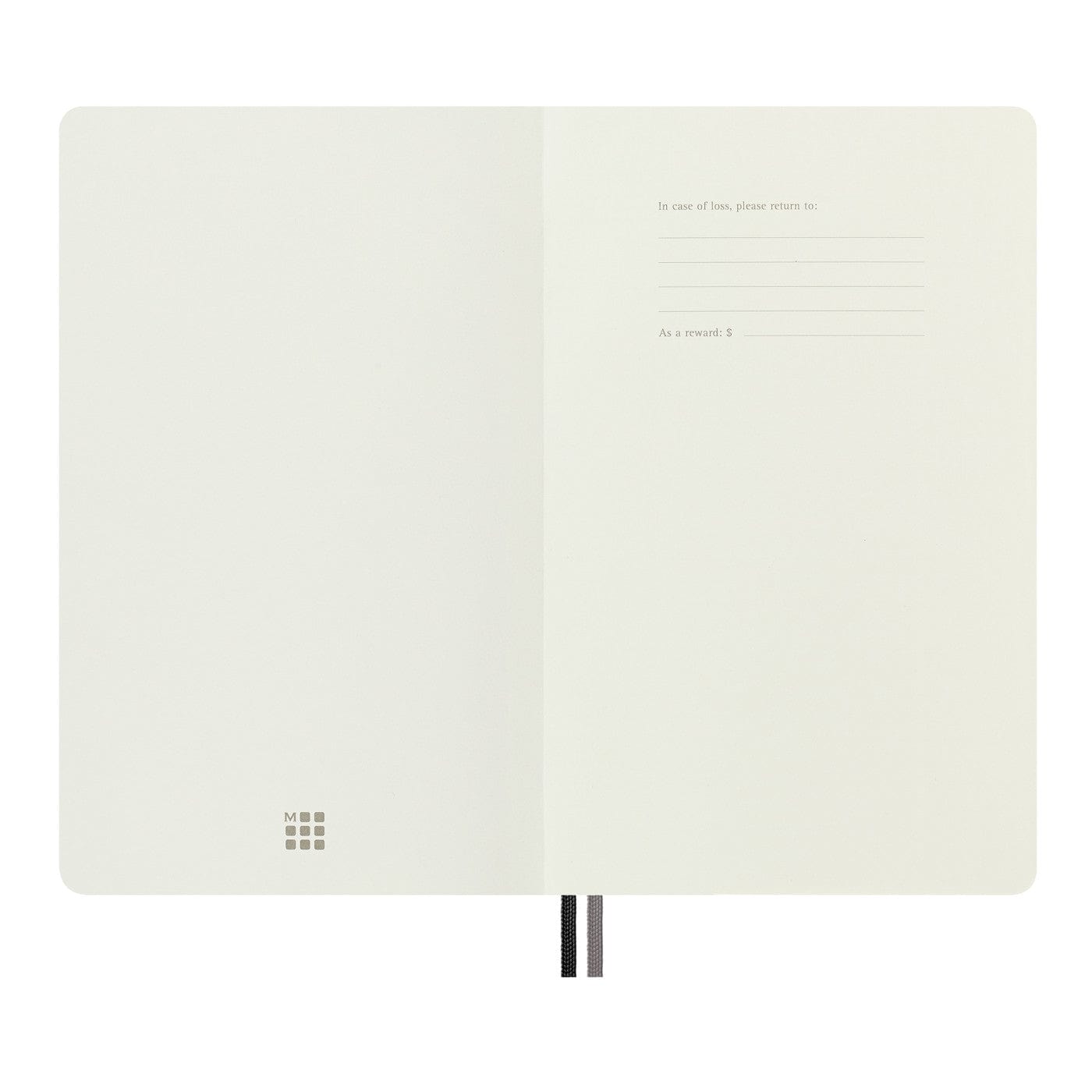 Moleskine Accessories One Size / Black Moleskine - Soft Cover Ruled Large Expanded Notebook (5" x  8.25")