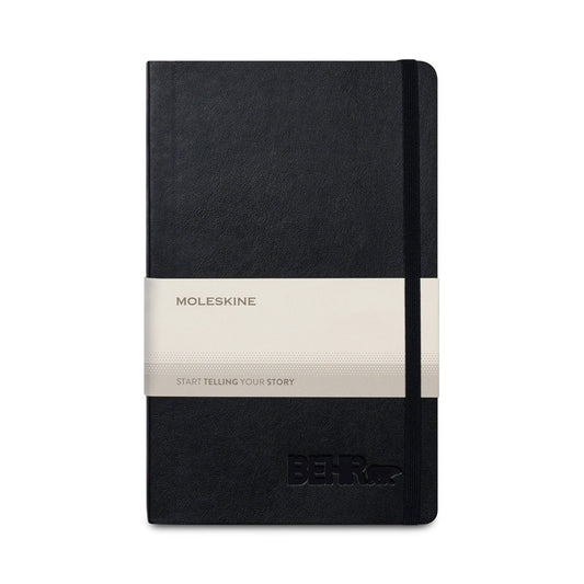 Moleskine Accessories One Size / Black Moleskine - Soft Cover Ruled Large Expanded Notebook (5" x  8.25")