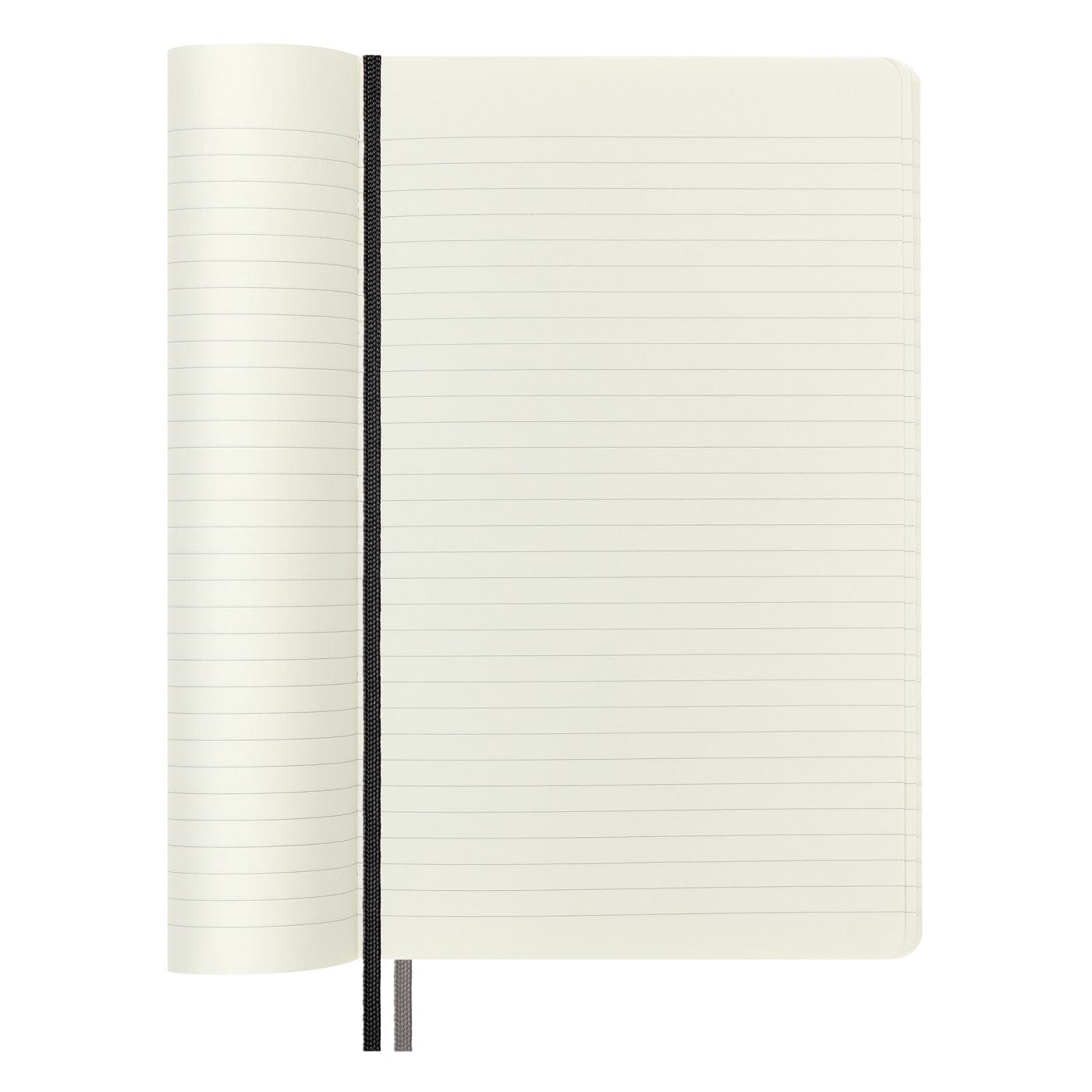 Moleskine Accessories One Size / Black Moleskine - Soft Cover Ruled Large Expanded Notebook (5" x  8.25")