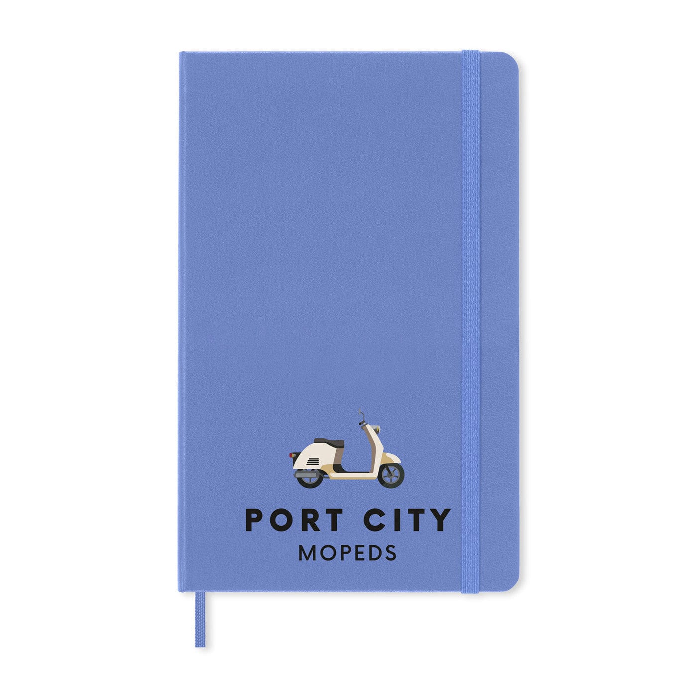 Moleskine Accessories One Size / Hydrangea Blue Moleskine - Hard Cover Ruled Large Notebook (5" x  8.25")