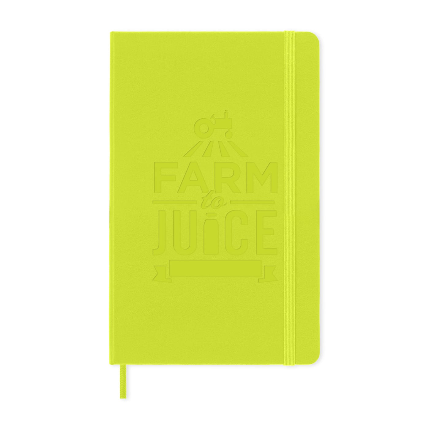 Moleskine Accessories One Size / Lemon Green Moleskine - Hard Cover Ruled Large Notebook (5" x  8.25")