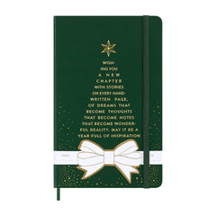 Moleskine Accessories One Size / Myrtle Green Moleskine - Hard Cover Holiday Notebook Gift Set