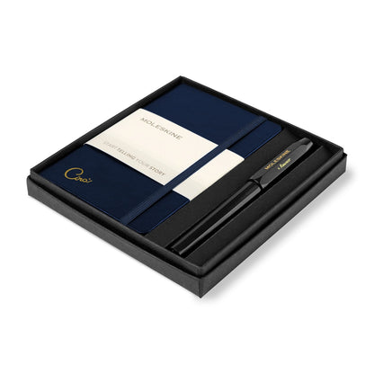 Moleskine Accessories One Size / Sapphire Blue Moleskine - Pocket Notebook and Kaweco Pen Gift Set
