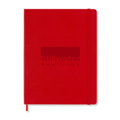 Moleskine Accessories One Size / Scarlet Red Moleskine - Hard Cover Ruled Extra Large Notebook (7.5