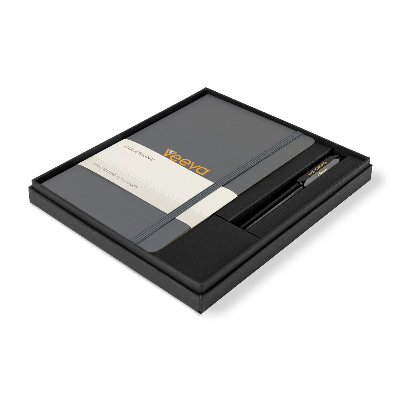 Moleskine Accessories One Size / Slate Grey Moleskine - Large Notebook and Kaweco Pen Gift Set