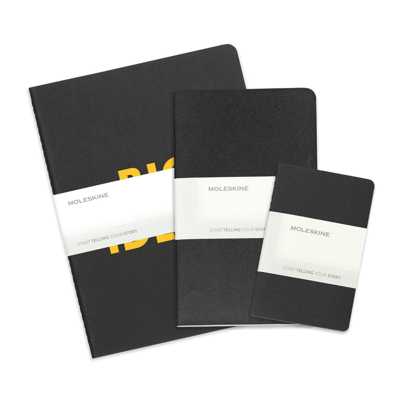 Moleskine Journals & Notebooks Moleskine - Cahier Ruled Assorted Size 3-Pack