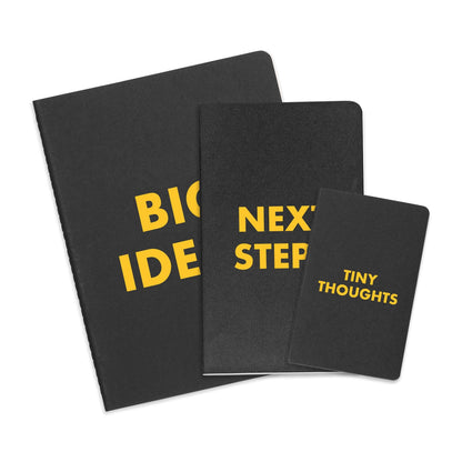 Moleskine Journals & Notebooks One Size / Black Moleskine - Cahier Ruled Assorted Size 3-Pack